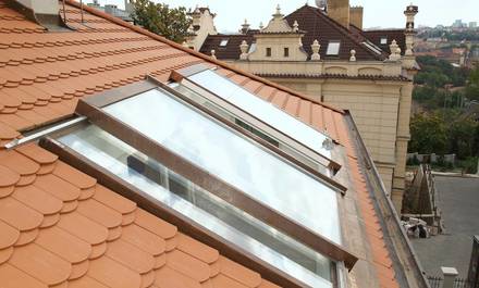 Dachschiebefenster Solara PERSPEKTIV, Prag-Vinohrady